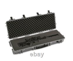 Heavy Duty Tactical Hard Rifle Case Wheeled Custom Padding Lockable Gun Storage