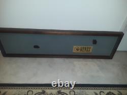 Henry Wooden Gun Display Hardwood Wall Mount Storage Rifle Rack 43x12