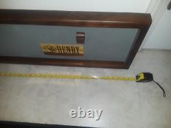 Henry Wooden Gun Display Hardwood Wall Mount Storage Rifle Rack 43x12