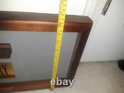 Henry Wooden Gun Display Hardwood Wall Mount Storage Rifle Rack 43x12