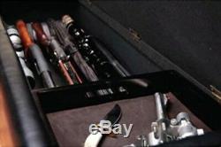 Hidden Gun Concealment Bench Storage Cabinet Box Firearm Safe Locking Hope Chest