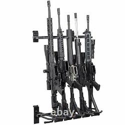 Hold Up Displays Slatwall 6 Gun Rack & Rifle Storage Holds Winchester Remington