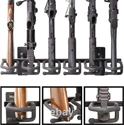 Hold up Displays Gun Rack and Rifle Storage Holds 6 Winchester Remington Ruger