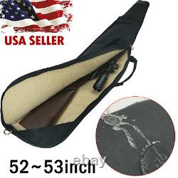 Hunting 52 Inch Rifle Gun Bag Scoped Carrying Case Gun Slip Soft Padded Black