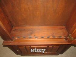 Hunting Rifle Cabinet, Gun Cabinet, Locking, With Storage Cabinet Below