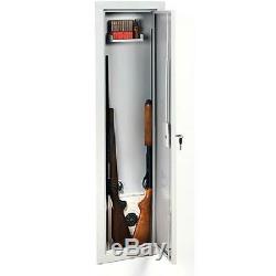 In-Wall Cabinet Full Length Gun Storage Safe Rifle Vault Security Kid Safety NEW