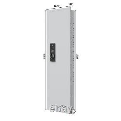 In-Wall Digital Safe for Rifles Hidden Wall Storage Panel Adjustable