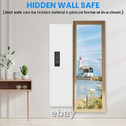 In-Wall Digital Safe for Rifles Hidden Wall Storage Panel Adjustable