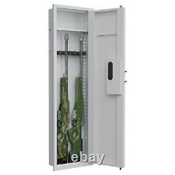 In-Wall Digital Safe for Rifles Hidden Wall Storage Panel Adjustable