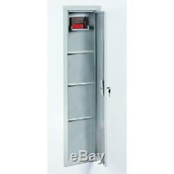 In-Wall Gun Storage Safe Cabinet Container Vault Security Full Length Steel NEW