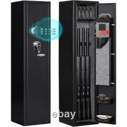 KAER 2-Gun Rifle & Pistol Safe Quick Access Electronic Gun Cabinet with Shelf