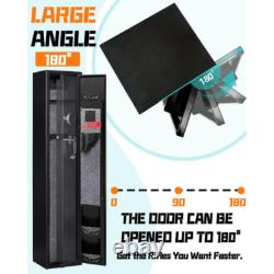 KAER 2-Gun Rifle & Pistol Safe Quick Access Electronic Gun Cabinet with Shelf