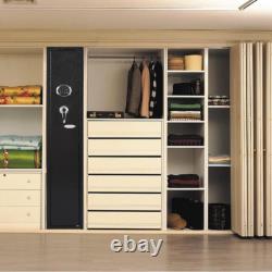 KAER 2-Gun Rifle & Pistol Safe Quick Access Electronic Gun Cabinet with Shelf