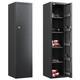 Kaer 59 Gun Safe Cabinet For 15 Rifles With Lock, Drawers & Shelves, Black