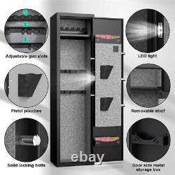 Kavey 3-5 Biometric Gun Safe, Rifle Gun Safe with Adjustable Gun Slots