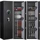 Kavey Gun Safes Quick Access 5gun Cabinet With Silent Mode And Lcd Screen Keypad