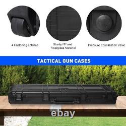 Koreyosh 48 Hard Rifle Case Gun Storage withWheels Waterproof Tactical Hunting