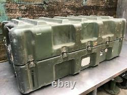 -LOT of 4- Pelican Hardigg Military Shipping Storage 12 Rifle Gun Rack Hard Case