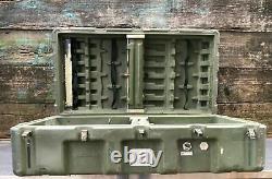 -LOT of 8- Pelican Hardigg Military Shipping Storage 12 Rifle Gun Rack Hard Case