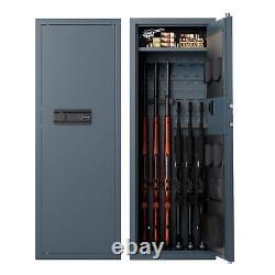 Large 6-12 Rifle Gun Safe Gun Safes for Home Rifles & Pistols, Large Unassembled