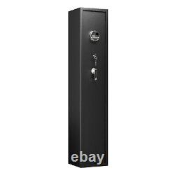 Large Biometric Rifle Safe Quick Access 5 Gun Rifle Safe Gun Storage Cabinets