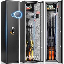 Large Diosmio 5/6 Gun Rifle Safe Wall Storage Cabinet Digital Removable Shelf US