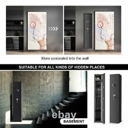 Large Diosmio 5/6 Gun Rifle Safe Wall Storage Cabinet Digital Removable Shelf US