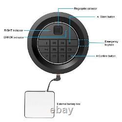 Large Rifle Gun Safe Quick Access 5 Gun Storage with Biometric Fingerprint Lock