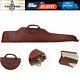 Leather Rifle Carrying Scope Case Soft Gun Slip Storage Sling Bag-clearance