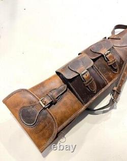 Leather Rifle Sling 48-50 Inch Gun Cases for Rifles Slip Bag Shotgun Case Should