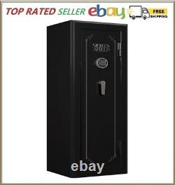Locking Fireproof 18 Gun Rifle Storage Safe Cabinet with Electronic Lock