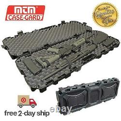 MTM Tactical Rifle Case 42 2 Gun Padded Hard Storage Hunting Travel Outdoor