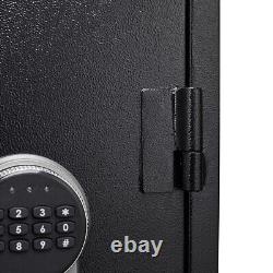 Metal Gun Rifle Cabinet Storage Black Safe Digital Keypad Quick Access Cabinet