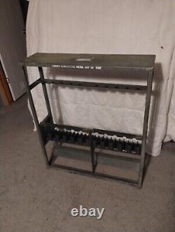 Military SMALL ARMS 10 RIFLE GUN RACK STORAGE Lockable Gun Army M12, Can Ship