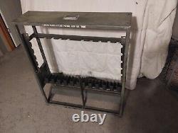 Military SMALL ARMS 10 RIFLE GUN RACK STORAGE Lockable Gun Army M12, Can Ship