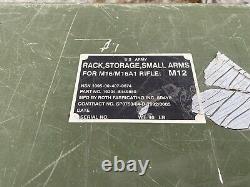 Military SMALL ARMS 10 RIFLE GUN RACK STORAGE Lockable Gun Army M12, Can Ship