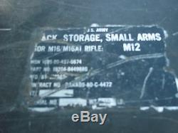 Military Surplus Rack Storage Small Arms Rifle Lockable Gun Army Gunshow
