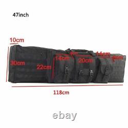 Military Tactical Double Gun Bag Rifle Magazine Backpack Airsoft Hunting Pack