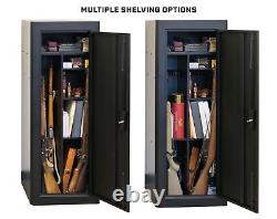 Mossy Oak 18 Gun Security Cabinet, 21 in x 18 in x 55 in, Rifle, Shotgun, Key