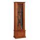 New American Furniture Classics 8 Gun Key Locking Wooden Storage Display Cabinet