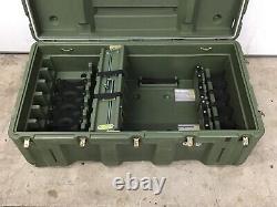 PELICAN Hardigg Military Shipping Storage 6 Rifle Gun Rack Hard Case