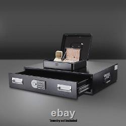 POCHAR Under Bed Gun Safe Drawer for AR Rifle Long Storage Case for Car Trunk