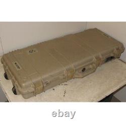 Pelican Protector 1700 Rifle Case 38x16x6 OD 35x13x5 ID Has Holes Tan FDE color