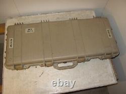 Pelican Protector 1700 Rifle Case 38x16x6 OD 35x13x5 ID Has Holes Tan FDE color