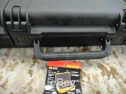 Pelican Storm Case with Wheels 3 Pc Foam Fits 48 Guns rifle storage Black (769)