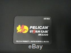 Pelican Storm Case with Wheels 3 Pc Foam Fits 48 Guns rifle storage Black (769)
