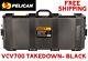Pelican Vcv700-blk Takedown Gun Case 36.5x14.5x6 Black Firearm Storage