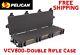 Pelican Vcv800-double Rifle Case 53x16x6 Black Tactical Firearm Storage