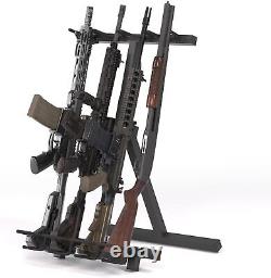 Portable Folding Rifle Rack Stand Freestanding Indoor Gun Racks Stand Shooting