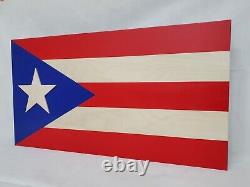 Puerto Rico Flag Gun Concealment Cabinet Secret Hidden Storage Safe Furniture